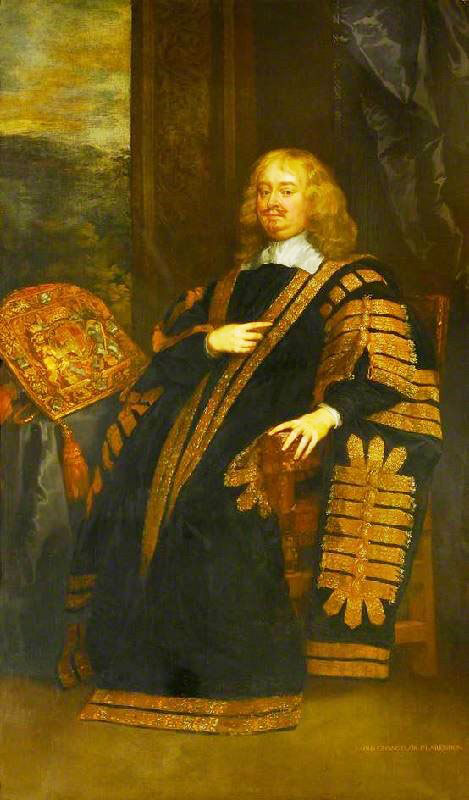 Edward Hyde, First Earl Of Clarendon And Lord Chancellor by Peter Lel
