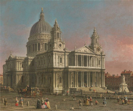 St. Paul’S Cathedral by Canaletto