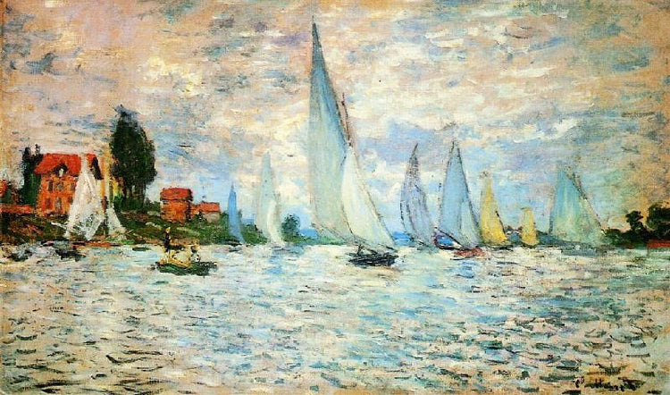 Regatta At Argenteuil by Claude Oscar Monet