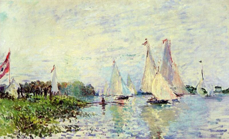REGATTA AT ARGENTEUIL, 1874