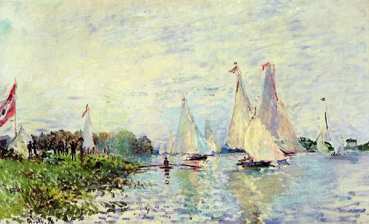 Regatta At Argenteuil, 1874 by Claude Oscar Monet