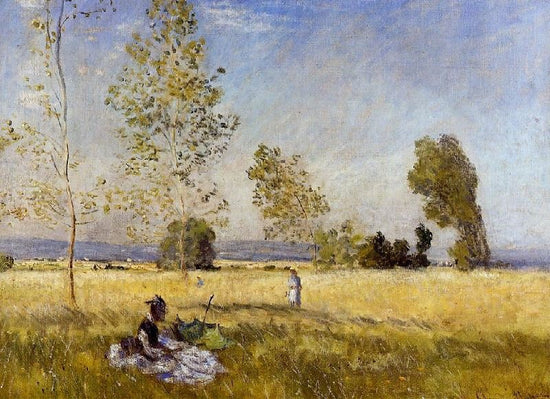 Meadow At Bezons by Claude Oscar Monet