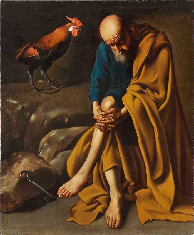 The Tears Of Saint Peter by Juan Bautista Maíno