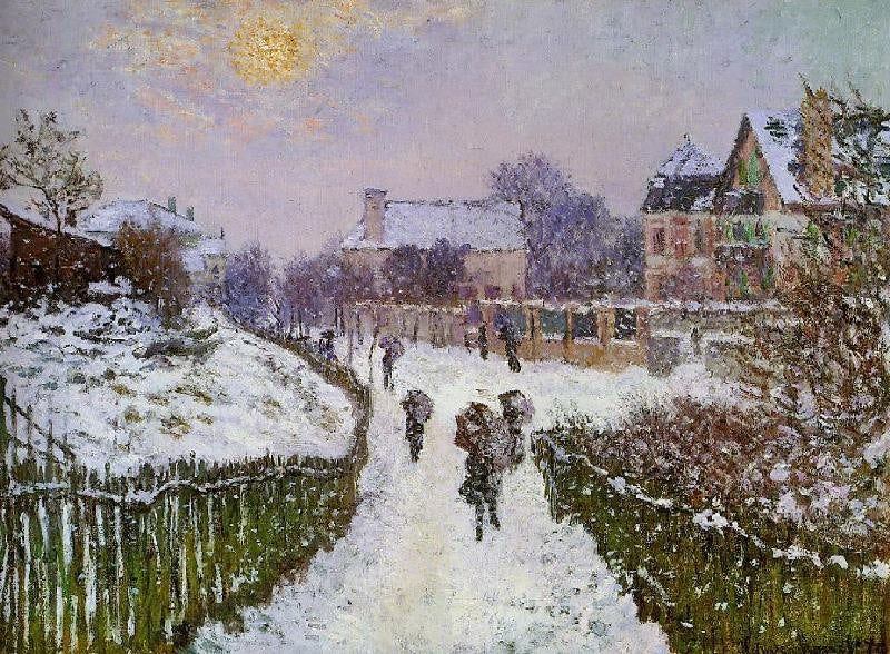 BOULEVARD ST-DENIS, ARGENTEUIL, SNOW EFFECT