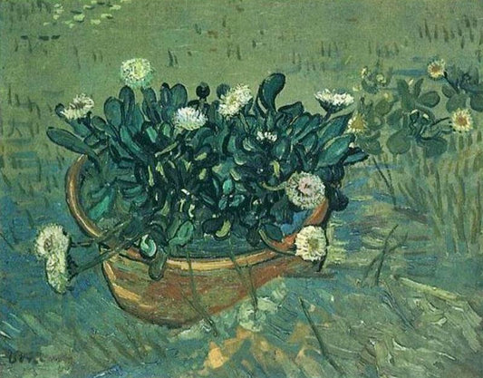 Bowl With Daisies by Vincent van Gogh
