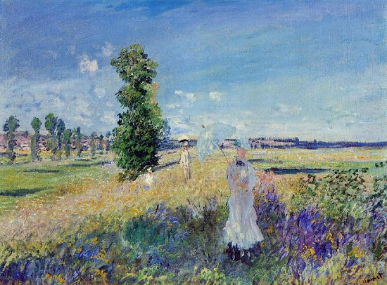 The Walk, Argenteuil by Claude Oscar Monet