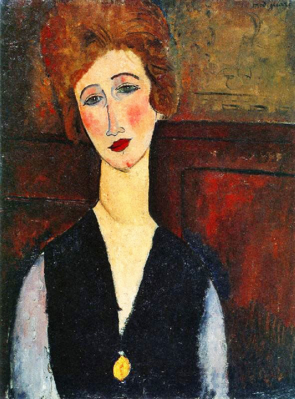 Portrait Of A Woman by Amedeo Modigliani