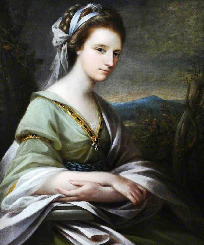 Lady Frances Greville, Lady Harpur by Angelica Kauffmann