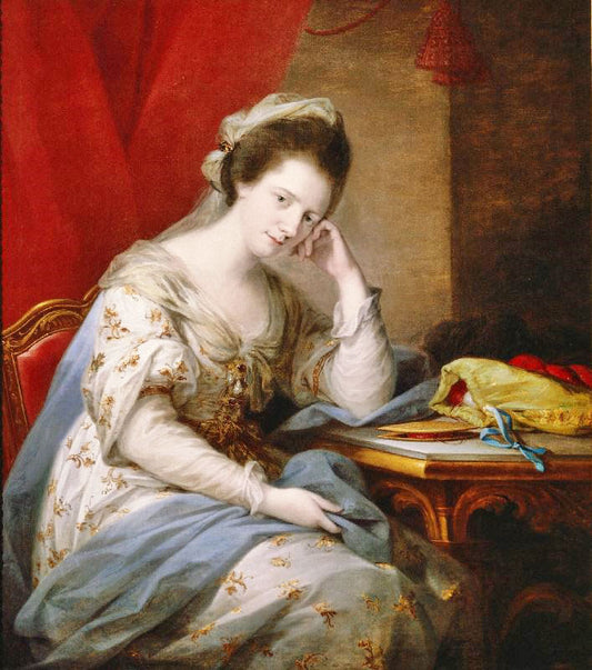 Barbara St. John Bletsoe, Countess Of Coventry by Angelica Kauffmann
