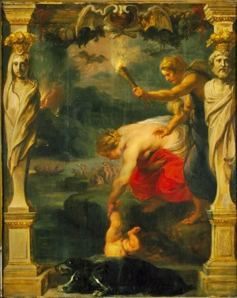 Achilles Dipped Into The River Styx by Peter Paul Rubens
