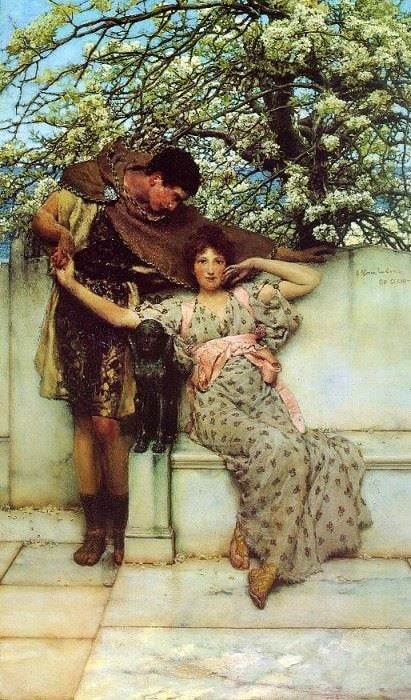 Promise Of Spring by Sir Lawrence Alma-Tadema