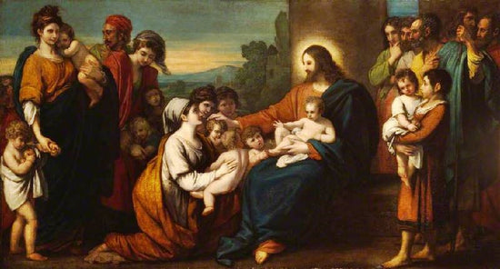 Christ Blessing Little Children by Benjamin West