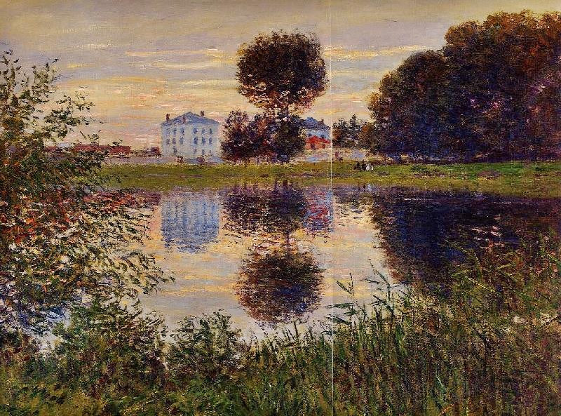 The Ball Shaped Tree, Argenteuil, Detail by Claude Oscar Monet