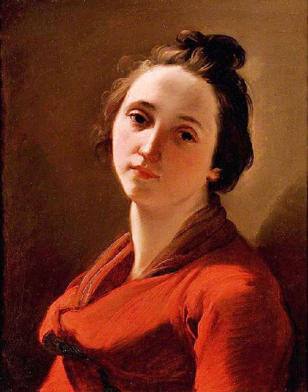 Head Of A Young Woman by Ubaldo Gandolfi