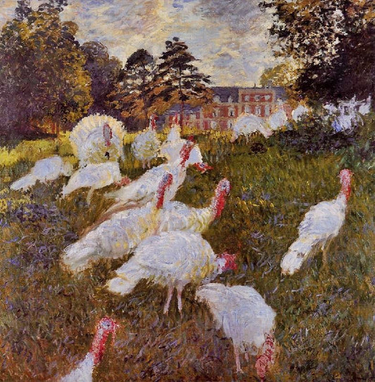 Turkeys by Claude Oscar Monet
