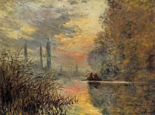Evening At Argenteuil by Claude Oscar Monet