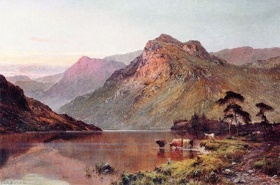 Near Invernesnaid by Alfred de Bréanski Sr.