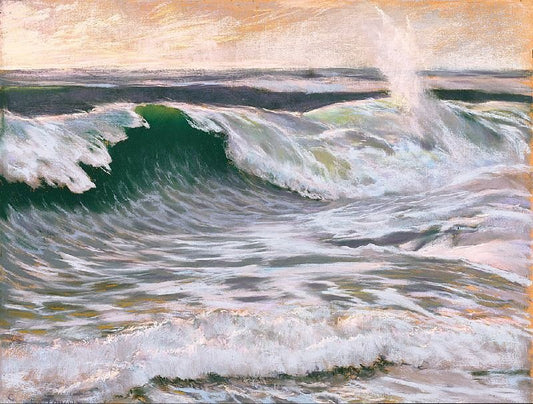 La Vague De L’Ocean by Gaston La Touche