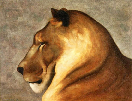 Head Of A Lion by Hans Emmenegger