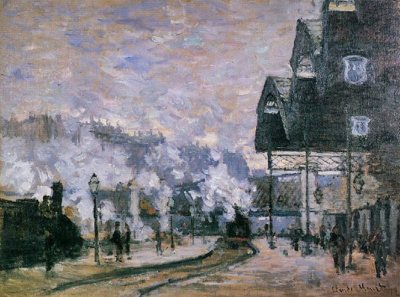Saint-Lazare Station, The Western Region Goods Sheds by Claude Oscar Monet