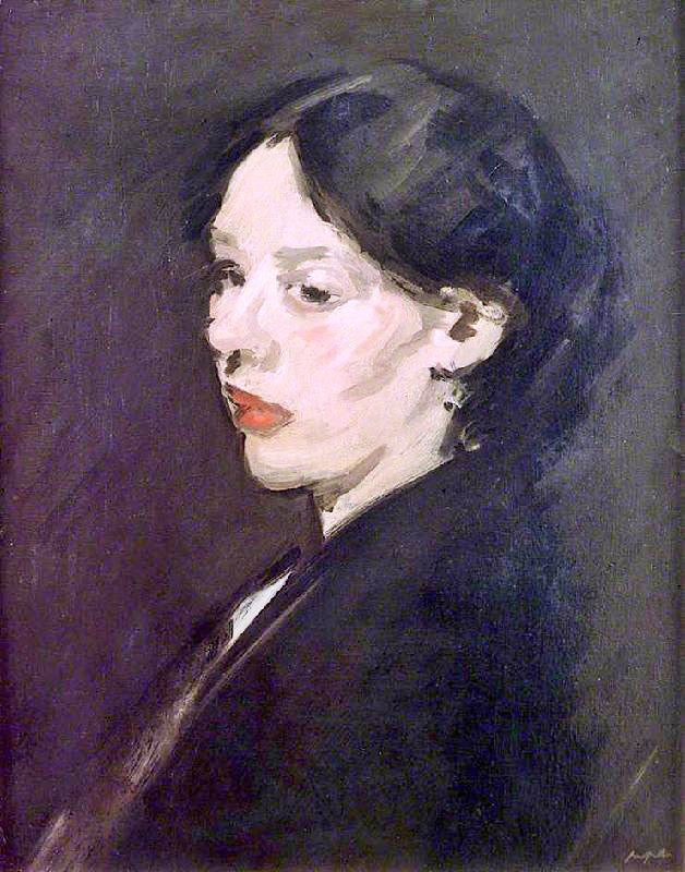 The Black Shawl by Samuel John Peploe