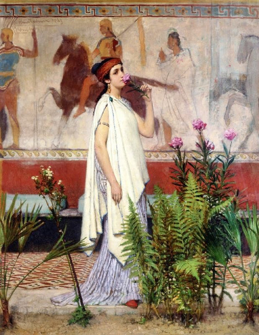 A Greek Woman by Sir Lawrence Alma-Tadema