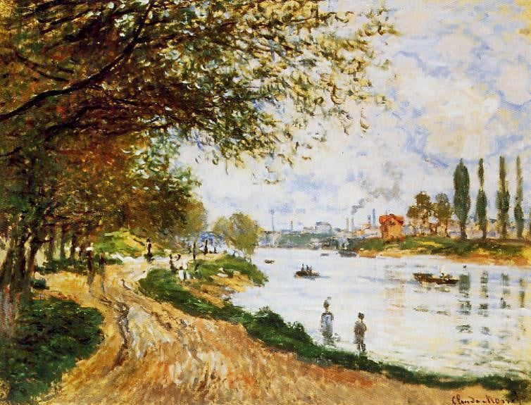 The Isle La Grande Jatte by Claude Oscar Monet