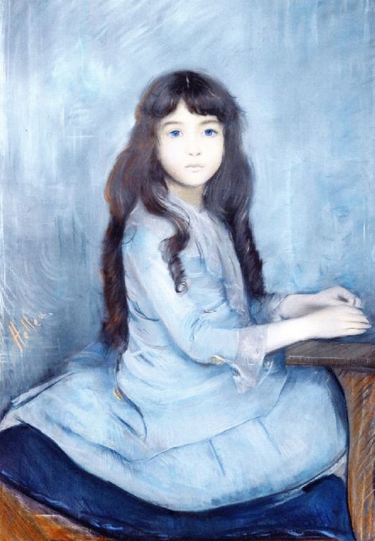Portrait Of Mademoiselle Granier by Paul César Helleu
