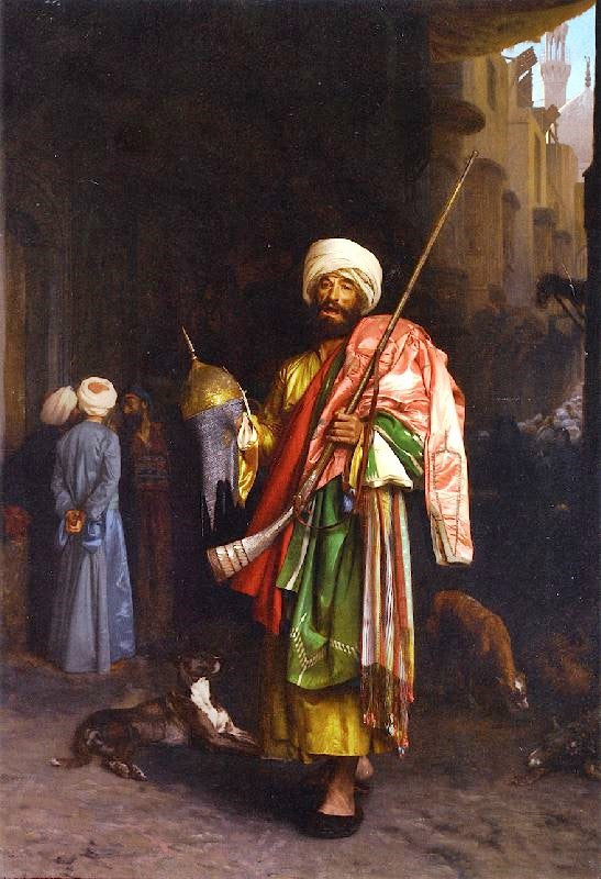 A Street Vendor In Cairo by Jean-Léon Gérôme