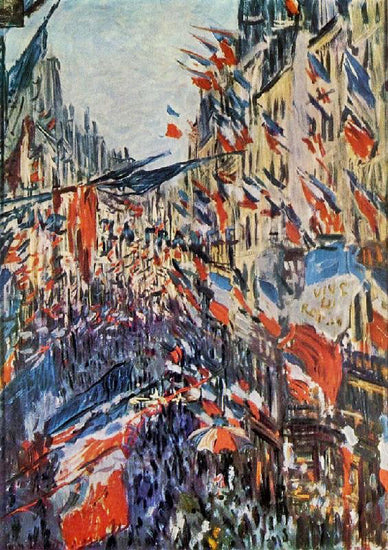The Rue Saint-Denis, 30Th Of June 1878 by Claude Oscar Monet