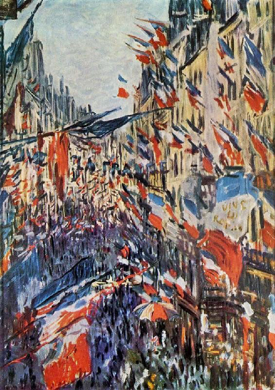 The Rue Saint-Denis, 30Th Of June 1878 by Claude Oscar Monet