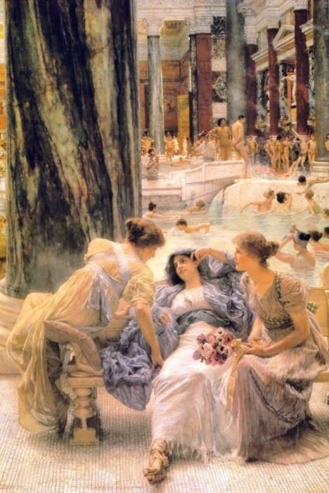 The Baths Of Caracalla by Sir Lawrence Alma-Tadema