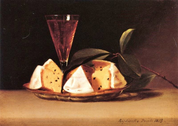Still Life With Raisin Cake by Raphaelle Peale