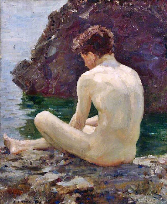 July Sun by Henry Scott Tuke