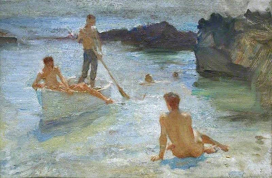 Morning Splendour, Sketch by Henry Scott Tuke