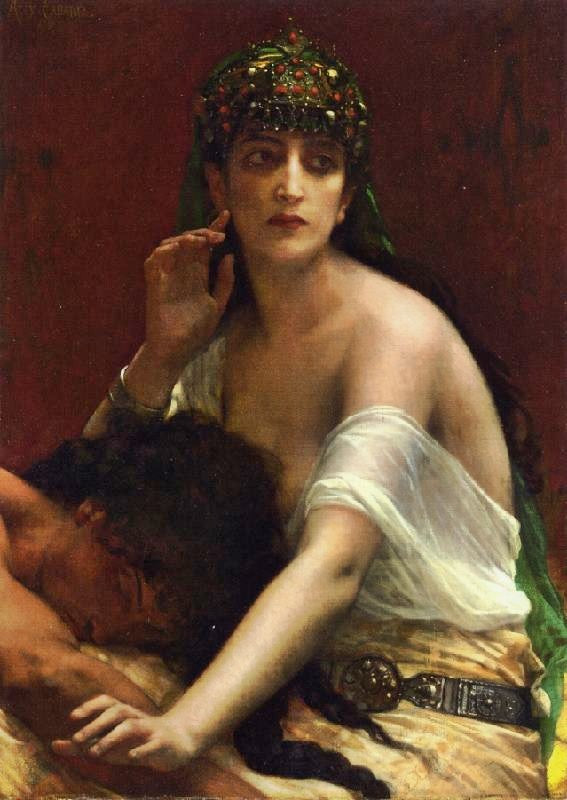 Samson And Delilah by Alexandre Cabanel