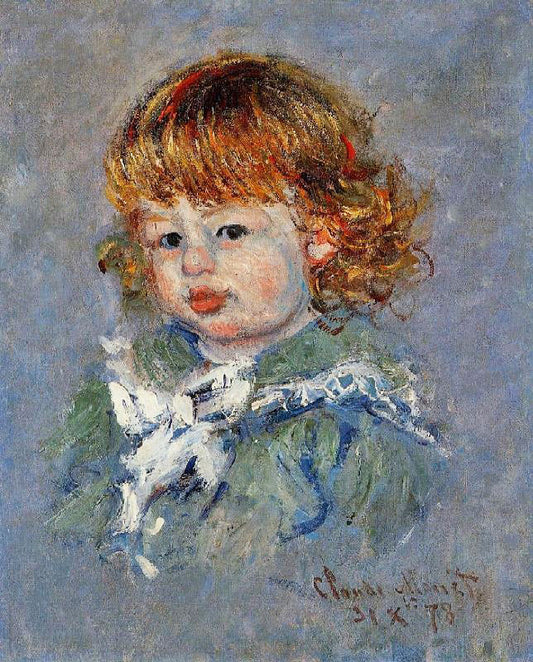 Jean-Pierre Hoschede, Called ’Bebe Jean’ by Claude Oscar Monet
