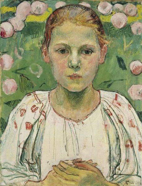 Portrait Of Maria Von Bach by Ferdinand Hodler