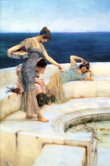Silver Favourites by Sir Lawrence Alma-Tadema
