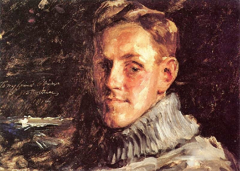 Myron G. Oliver by William Merritt Chase