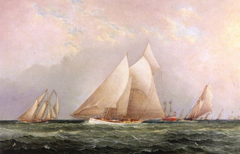 The Hurricane Cup Race: Dauntless V. Columbia by James E. Buttersworth