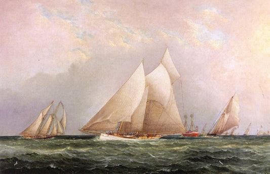The Hurricane Cup Race: Dauntless V. Columbia by James E. Buttersworth