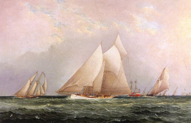 The Hurricane Cup Race: Dauntless V. Columbia by James E. Buttersworth