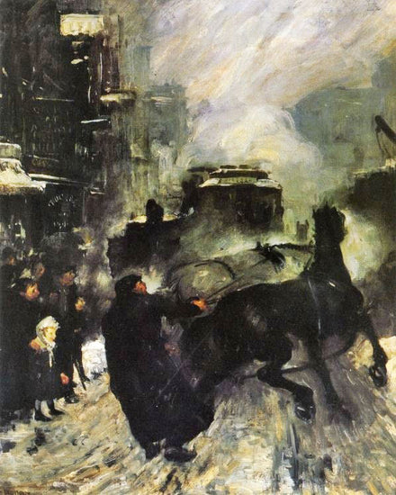 Steeming Streets by George Wesley Bellows
