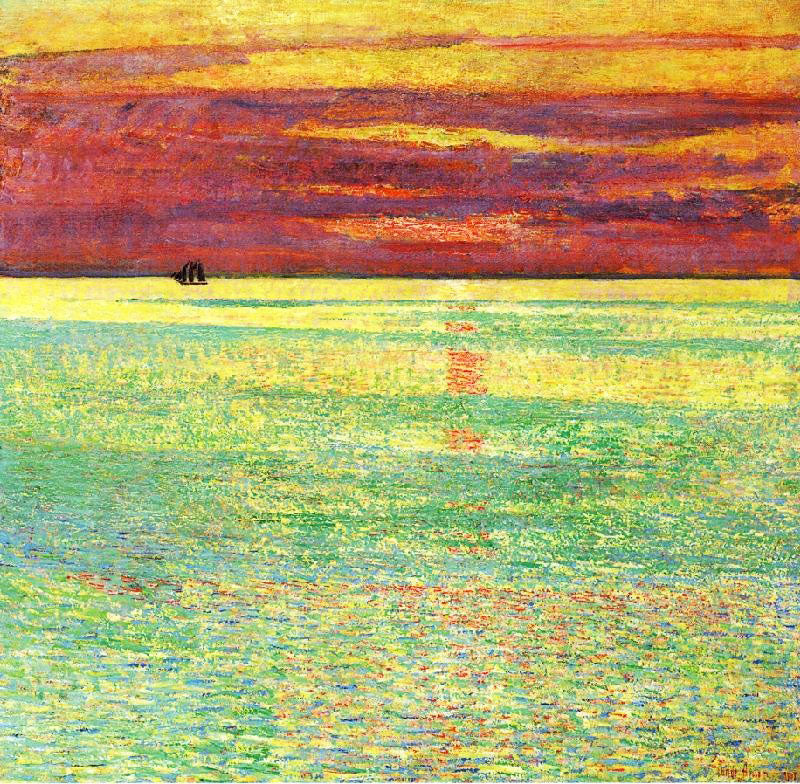 Sunset At Sea by Childe Hassam