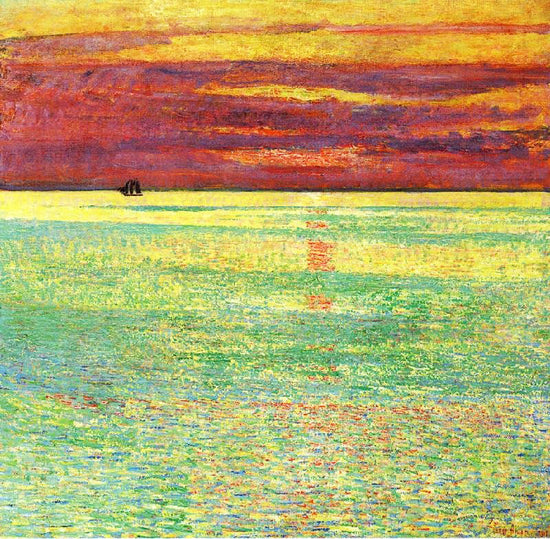 Sunset At Sea by Childe Hassam