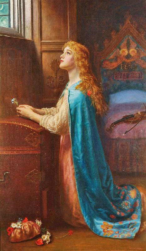 Forget Me Not by Arthur Hughes