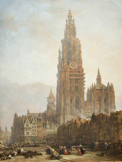 Antwerp Cathedral by David Roberts