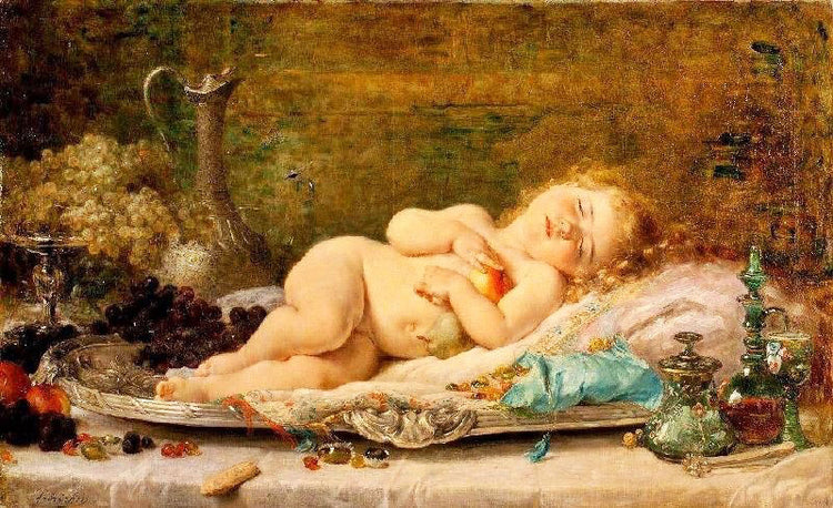 Gluttony by Timoléon Marie Lobrichon