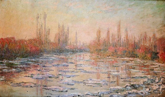 Floating Ice by Claude Oscar Monet